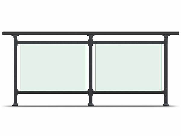 小區玻璃護欄圖片