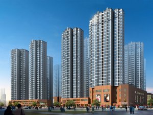 蒙城玖隆國際小區(qū)百葉窗、鋅鋼樓梯扶手定制